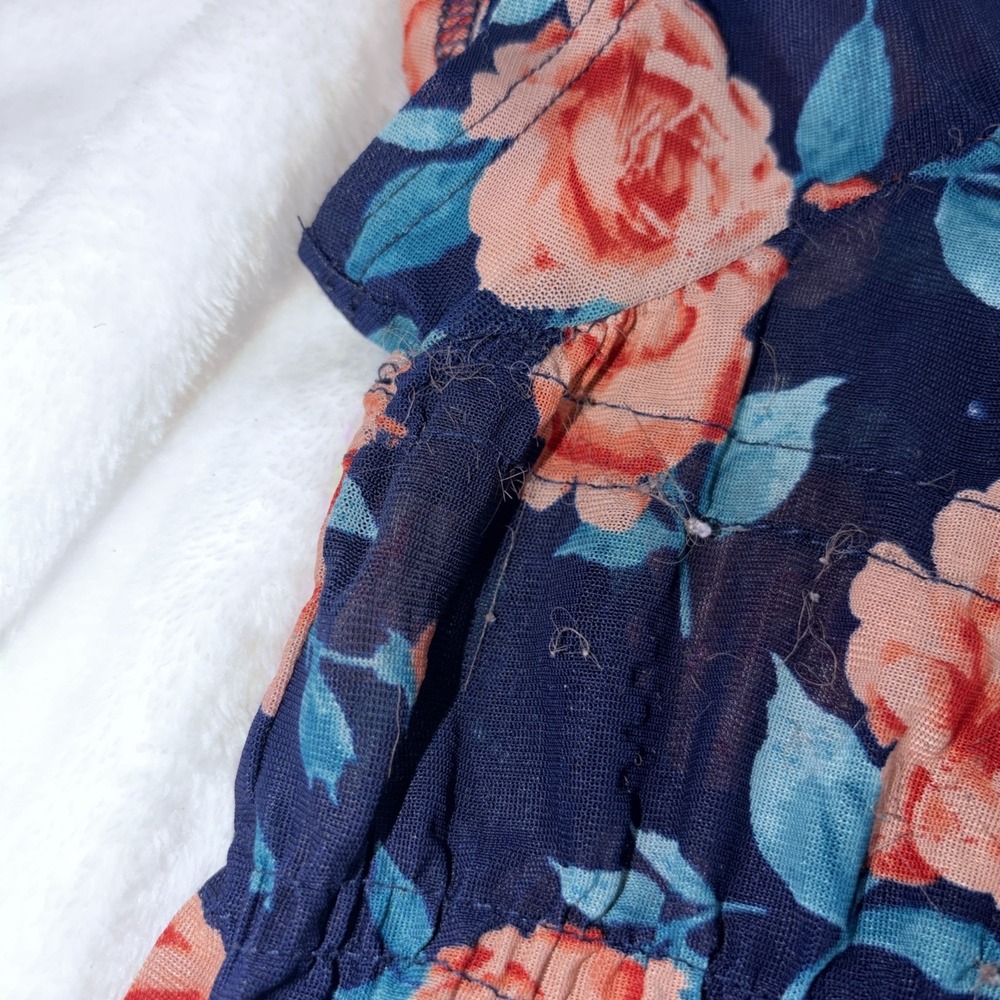 Siren Lily Maternity Large Sheer Floral Lightweight Breathable Flowy Chic Mom - Picture 7 of 11